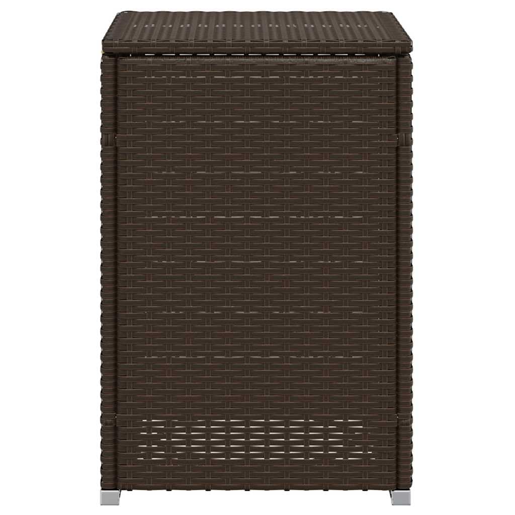 vidaXL Tavolo Copri Serbatoio Propano 40x40x60cm Polyrattan Marrone