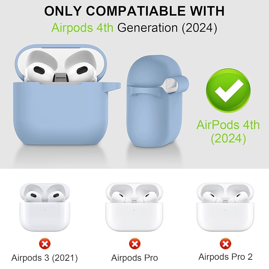 Amazon.com: MATEPROX Compatible with AirPods 4 Generation