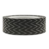 Vista 18 de Wrapables Cinta adhesiva japonesa Washi a rayas - Rayas cortas transparentes y multicolor