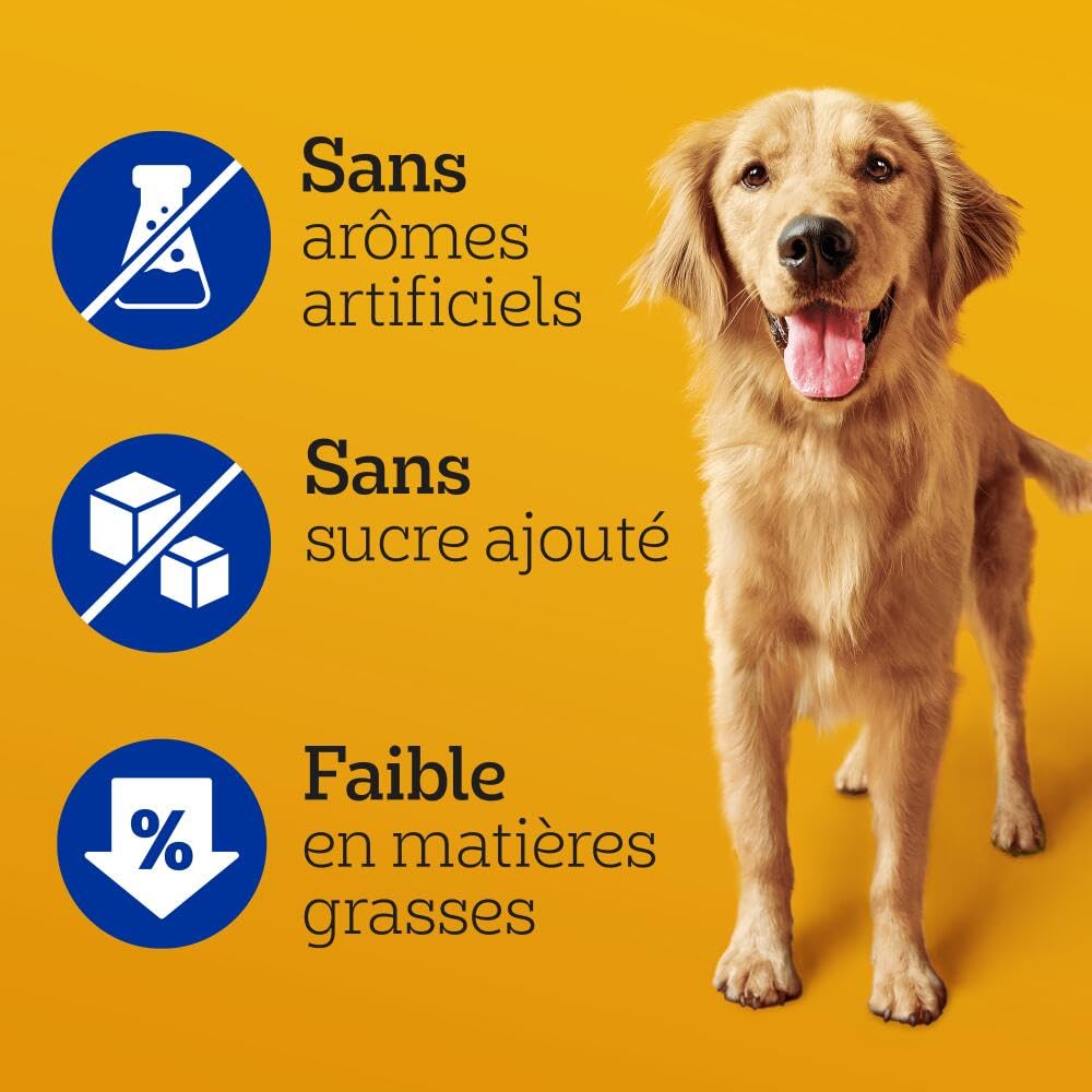 Pedigree Dentastix Chewy Chunx – Pour moyen/grand chien (15+ kg) – Friandises au poulet – Pour une bonne hygiène bucco-dentaire – 5 sachets de 68g