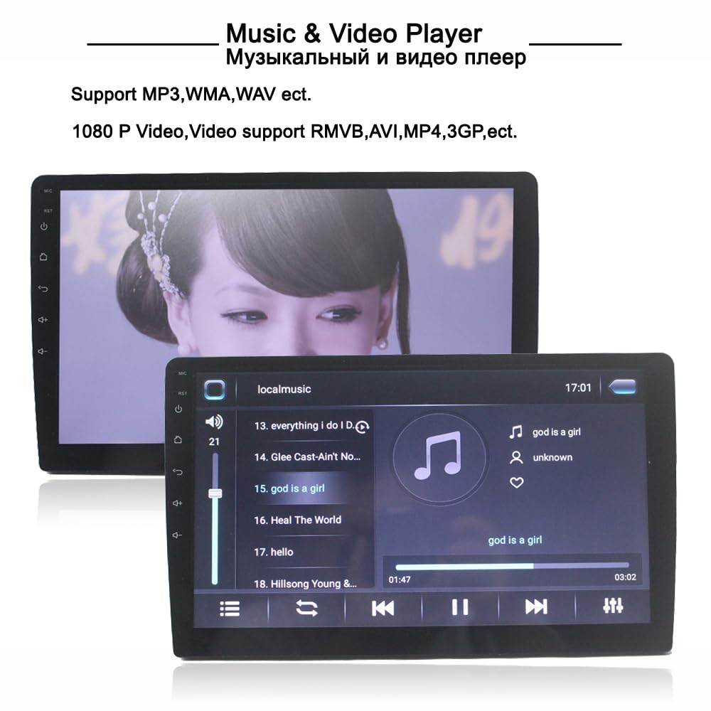 1Din dla Android samochodowy odtwarzacz multimedialny WiFi/4G