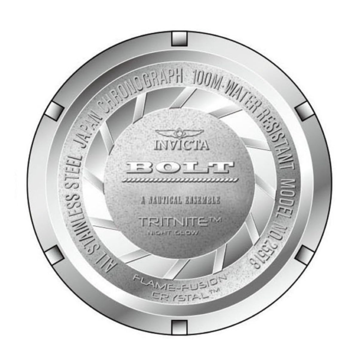 Invicta Men's 25518 Bolt Analog Display Quartz Two Tone Watch