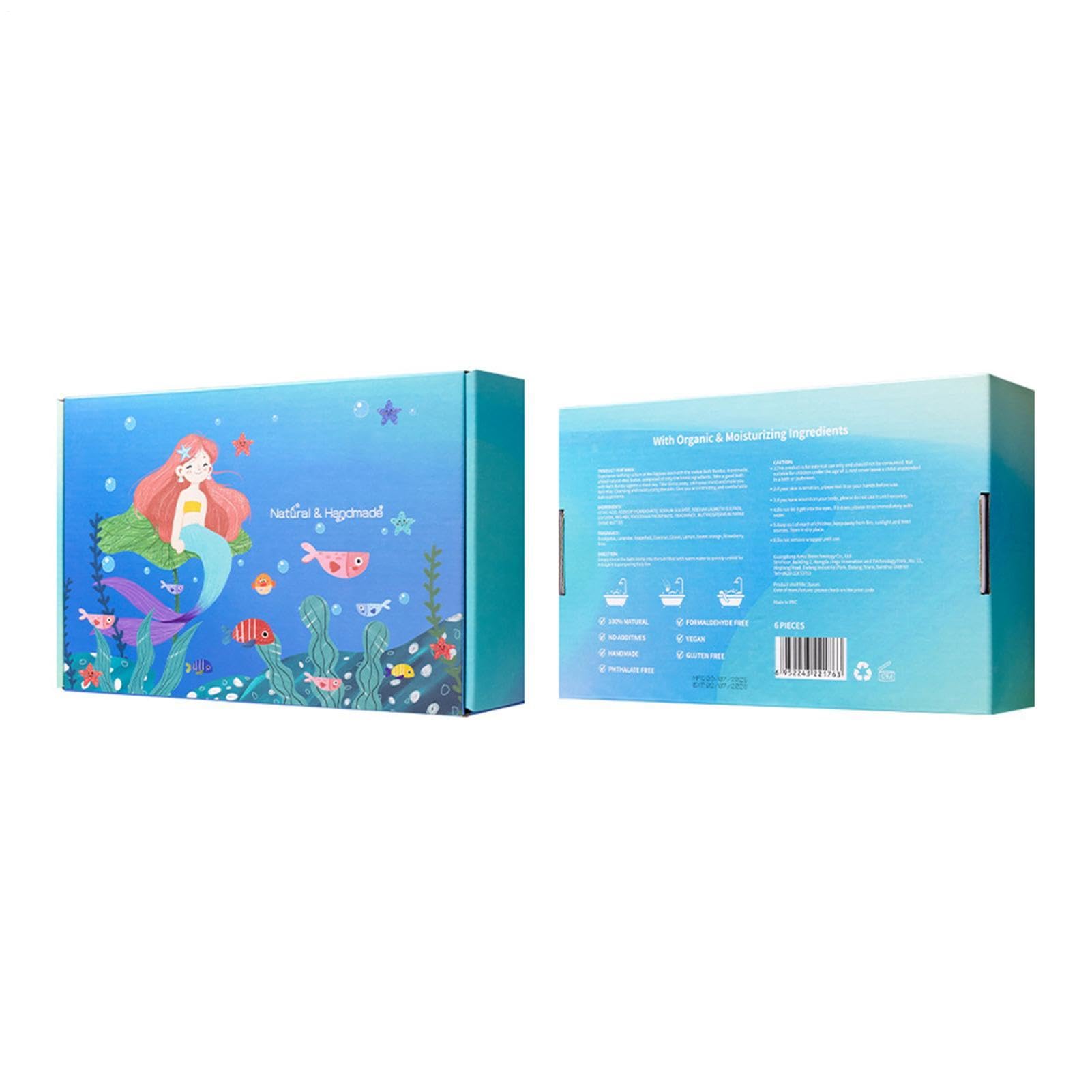 Bubble Shower Ball 6 sztuk bąbelkowa sól do kąpieli relaksacyjnej, środek do czyszczenia ciała z odżywczą formułą w skórze, bomba łazienkowa do domu, hotelu,