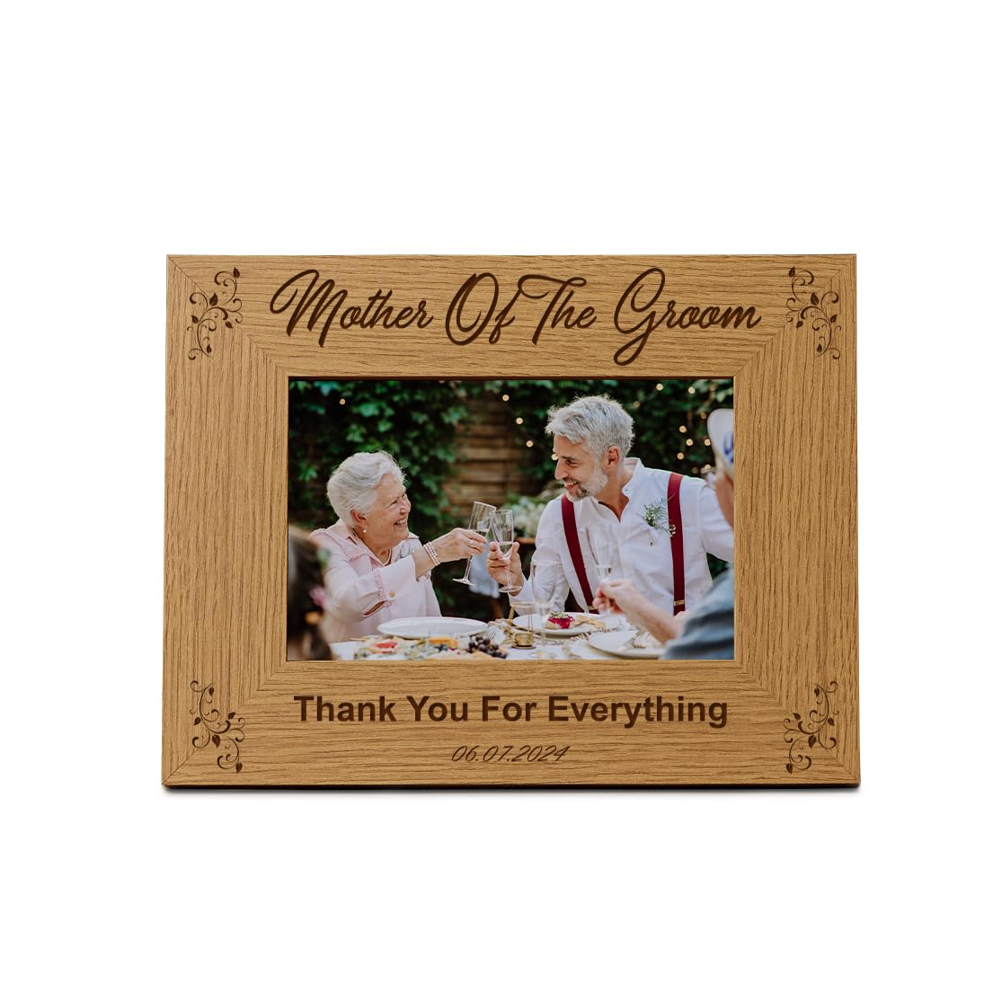 Personalised Mother Of The Groom Photo Frame Wedding Gift (4 x 6 Inch)
