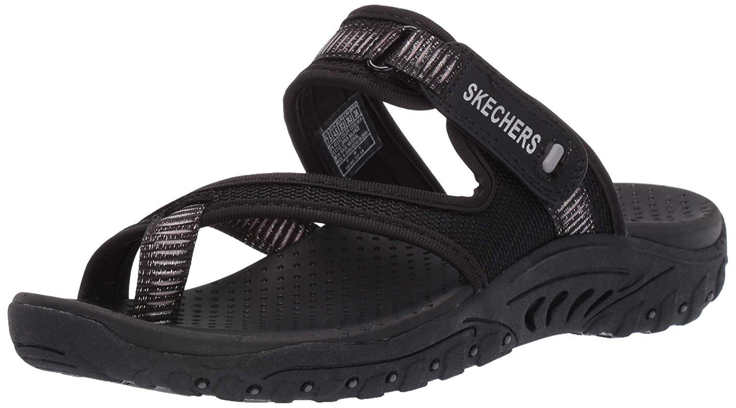 Skechers Women's Reggae-Seize The Day-Toe Thong Sandal Flip-Flop