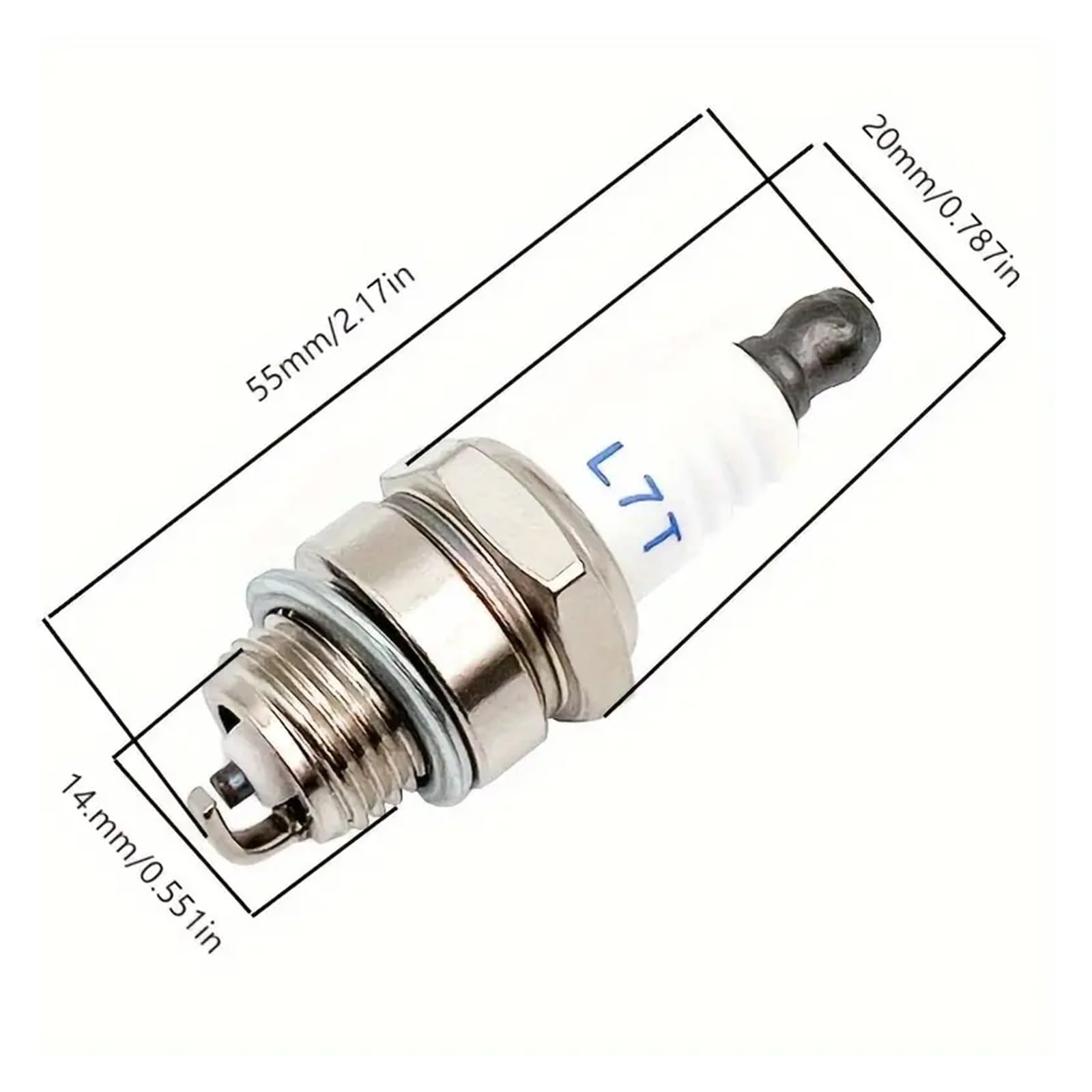 10 Uds bujía for maquinaria de jardín de gasolina motor desbrozadora motosierra