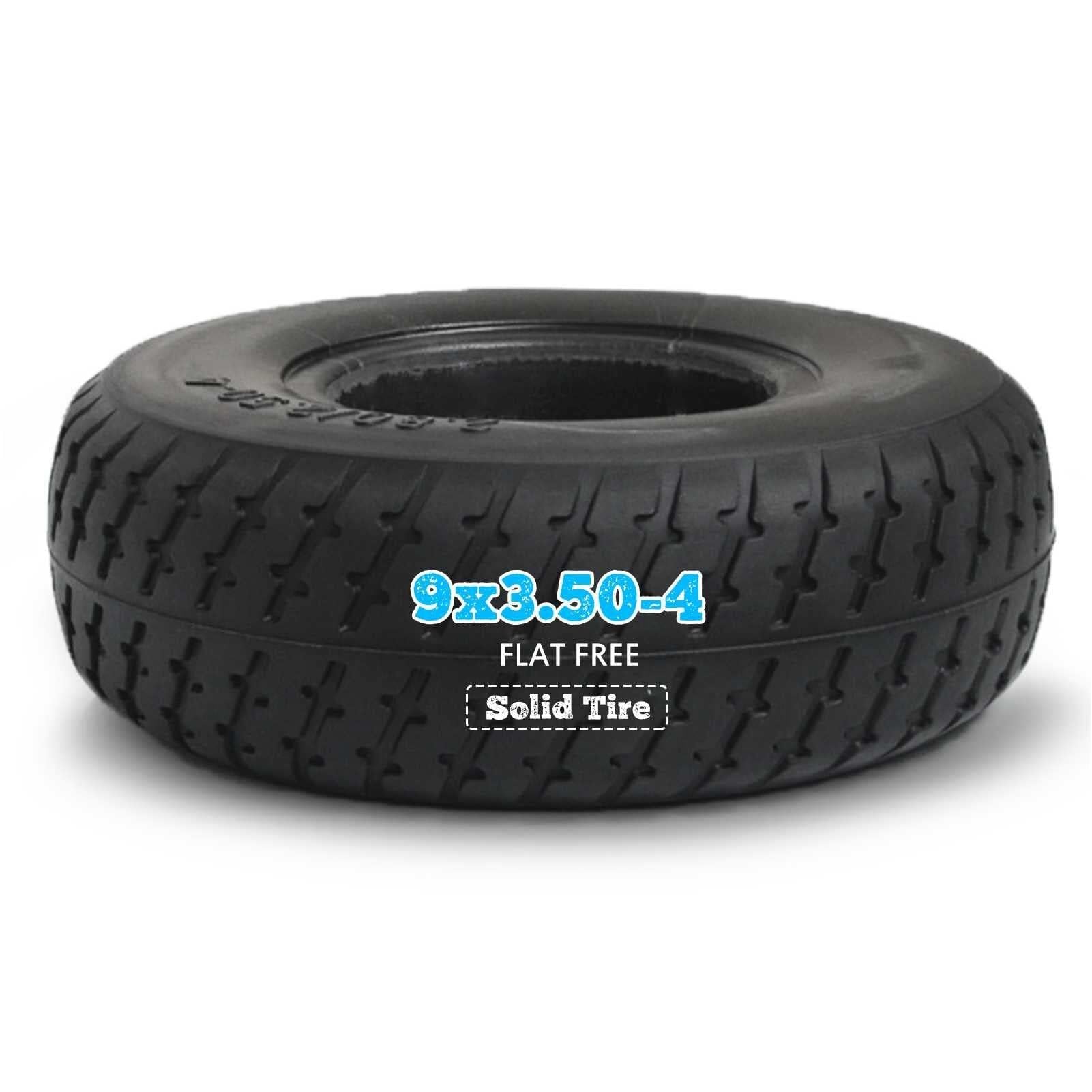 9x3.50-4 Opona Pełna Bez Dętki Opona Bezdennna do Kosiarki 9" x3-1/2 Cala Dla Mini Traktora, Wózka, Elektrycznego Hulajnogi, ATV