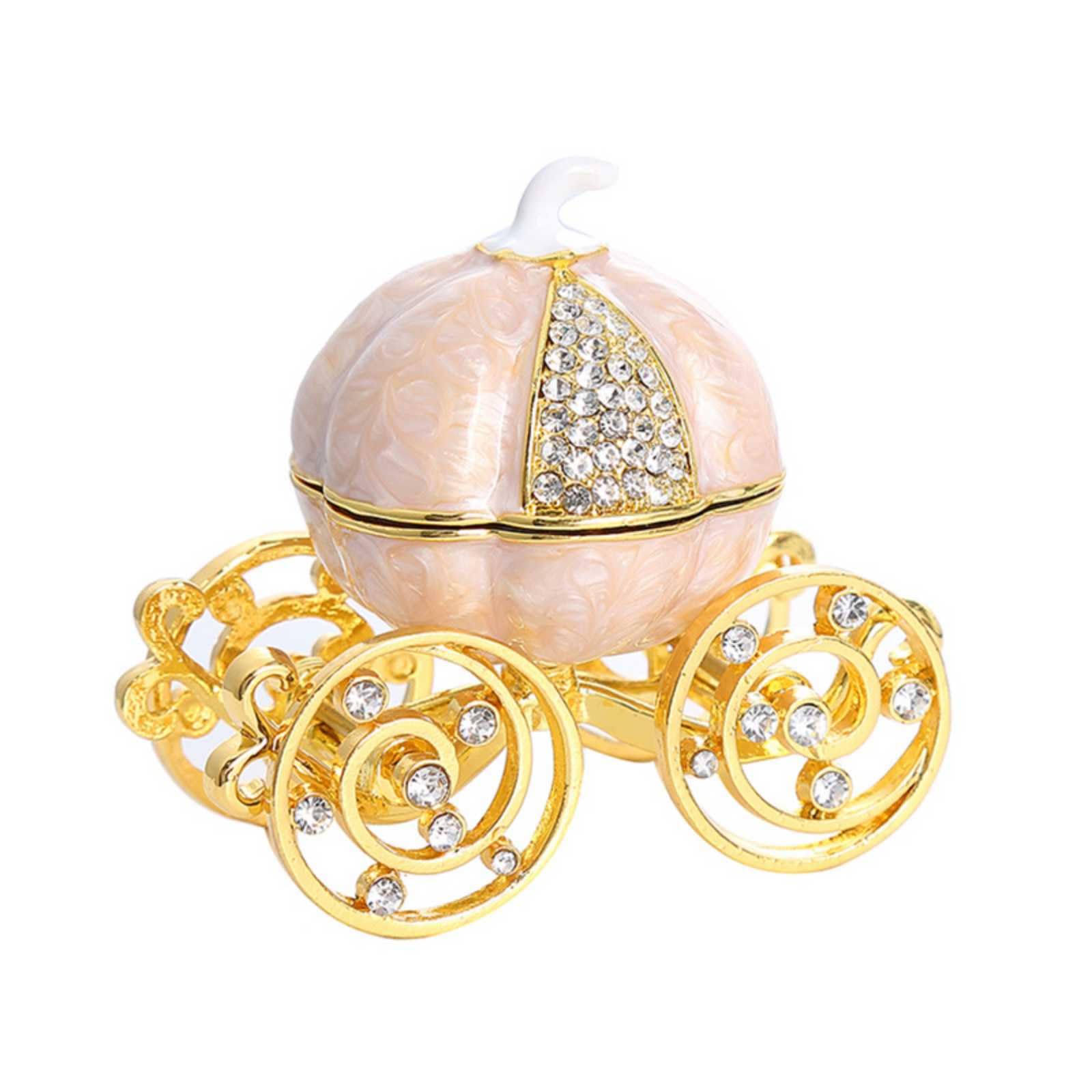 Amazon｜ルナリ かぼちゃの馬車 ジュエリーボックス パンプキン 馬車