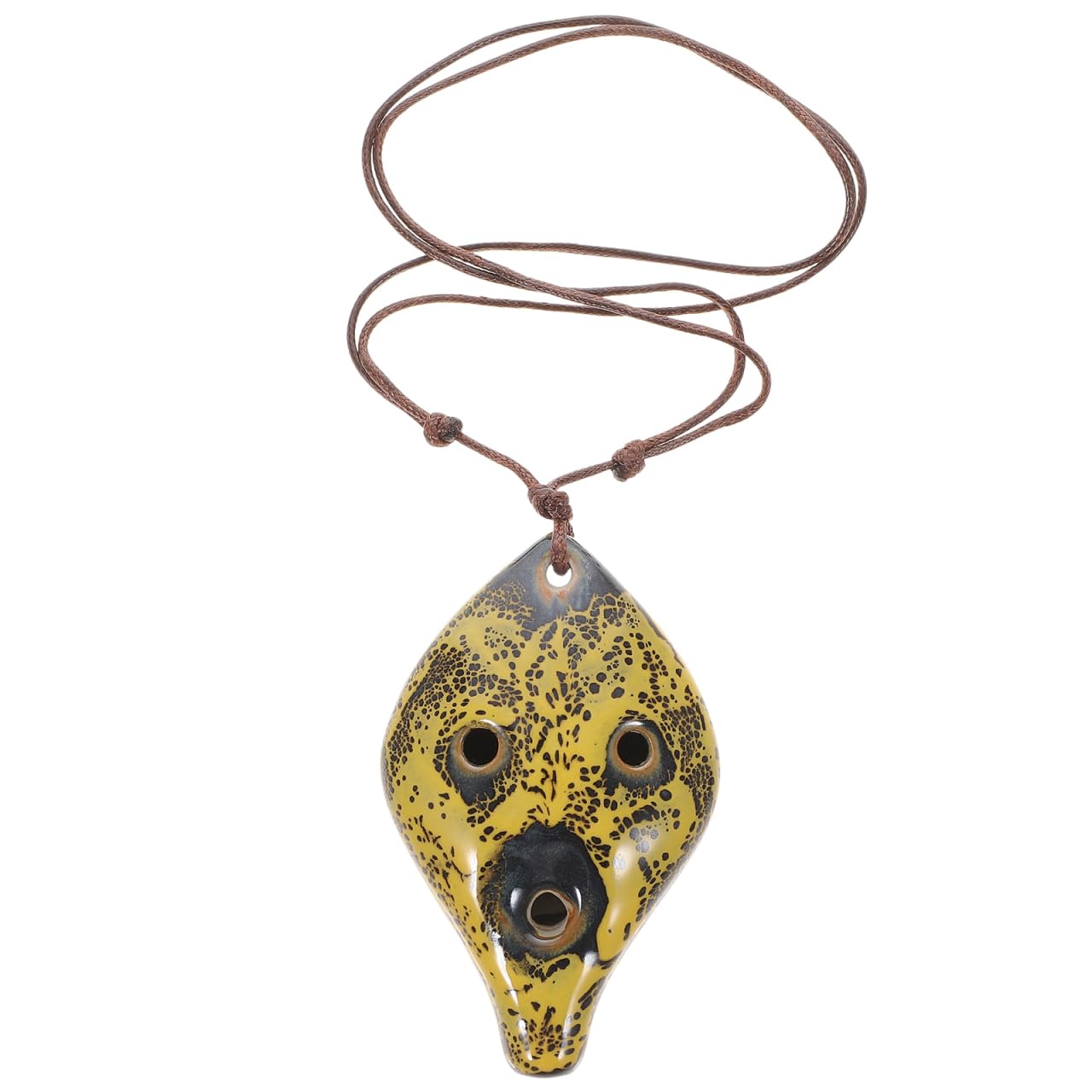 ibasenice Ocarina à 6 trous - Instrument à vent compact en céramique - Idéal comme cadeau pour les enfants et pour s'entraîner