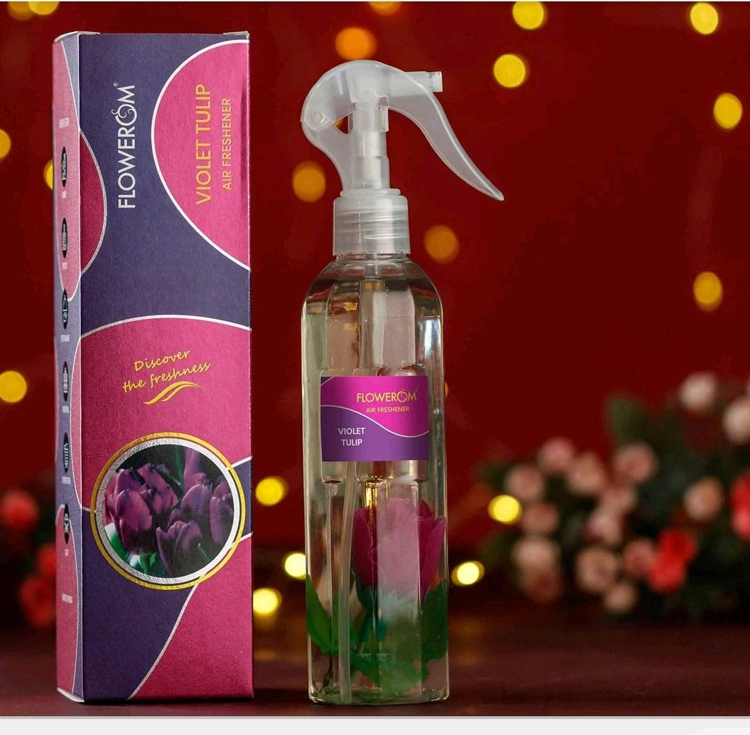 FLOWEROM Air Freshner Voilet Tulip Discover the freshness 250 Ml-image-3