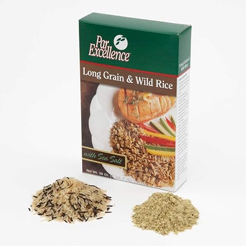 Producers Rice Mill Par Excellence - Arroz sazonado de mezcla larga y salvaje, 36 onzas, 6 por caja