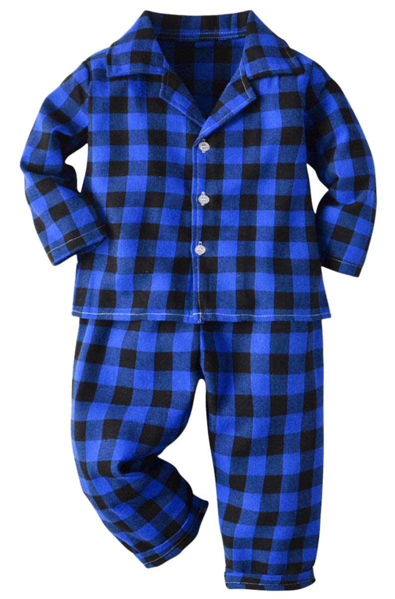 Family Matching Pajamas Holiday Sleepwear Long Sleeve Pjs Sets-image-2