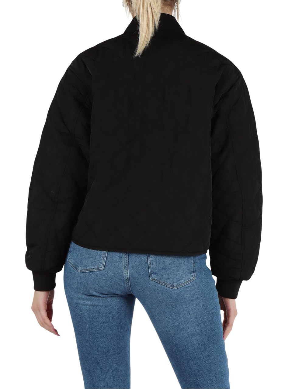 Calvin Klein Jeans Damska kurtka pikowana LW J20J224701 Inne kurtki, czarna (Ck Black), L, Czarny (Ck Black), L