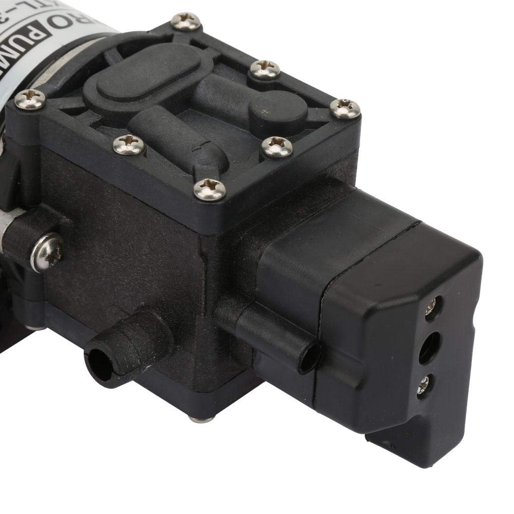 12V 100W Bomba de agua de alta presión con diafragma eléctrico de cebado automático con interruptor de presión 3210YA-12-100 1.5M 8L / M 70M Lift para equipos industriales
