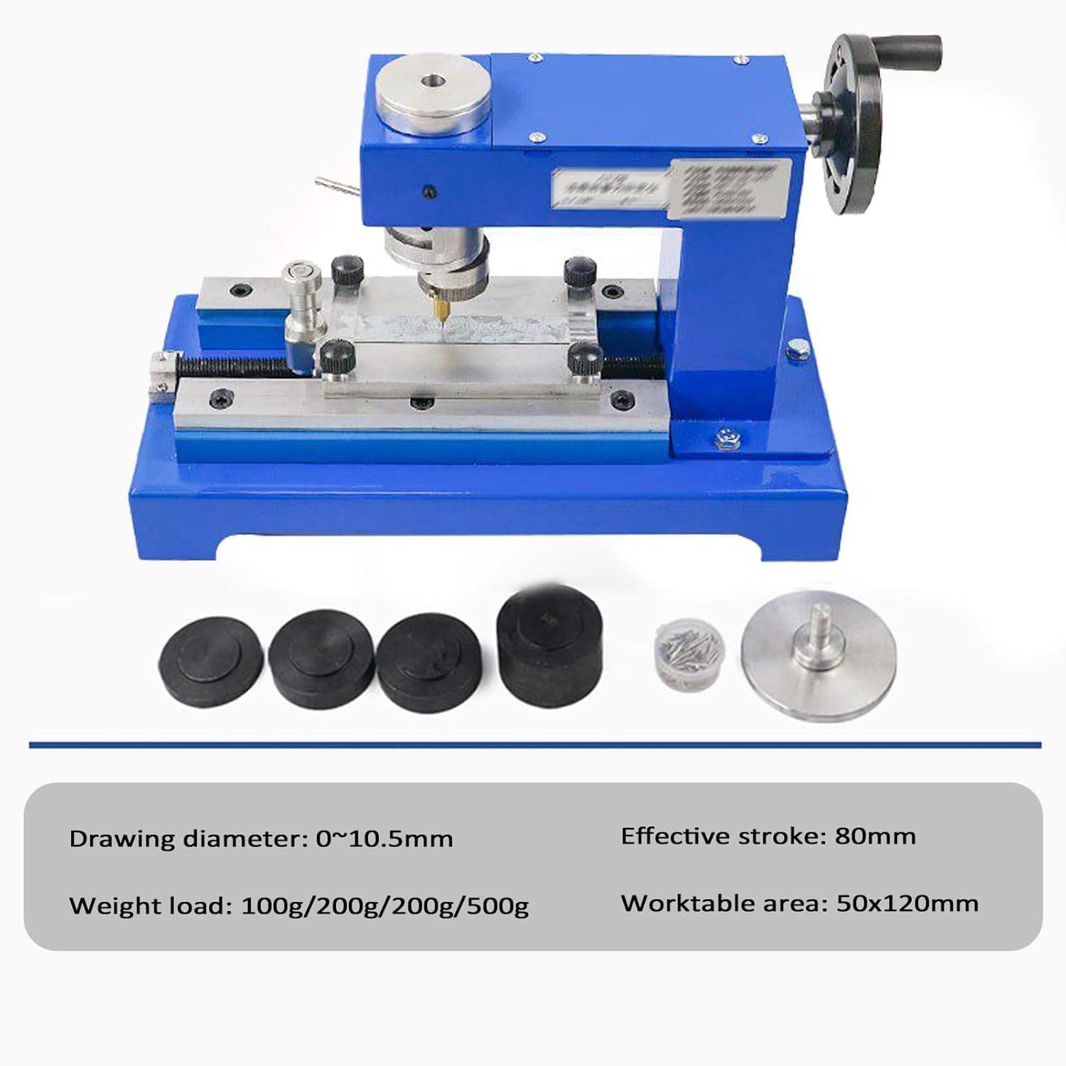 Tester di adesione metodo circolare manuale con 4 pesi per una misurazione accurata della pellicola di vernice in laboratorio e controllo di qualità industriale