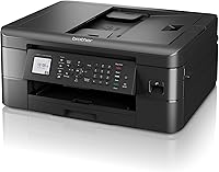 Vista 1 de Brother MFC-J1010DW - Impresora inalámbrica de inyección de tinta a color todo en uno con dispositivo móvil e impresión dúplex, suscripción