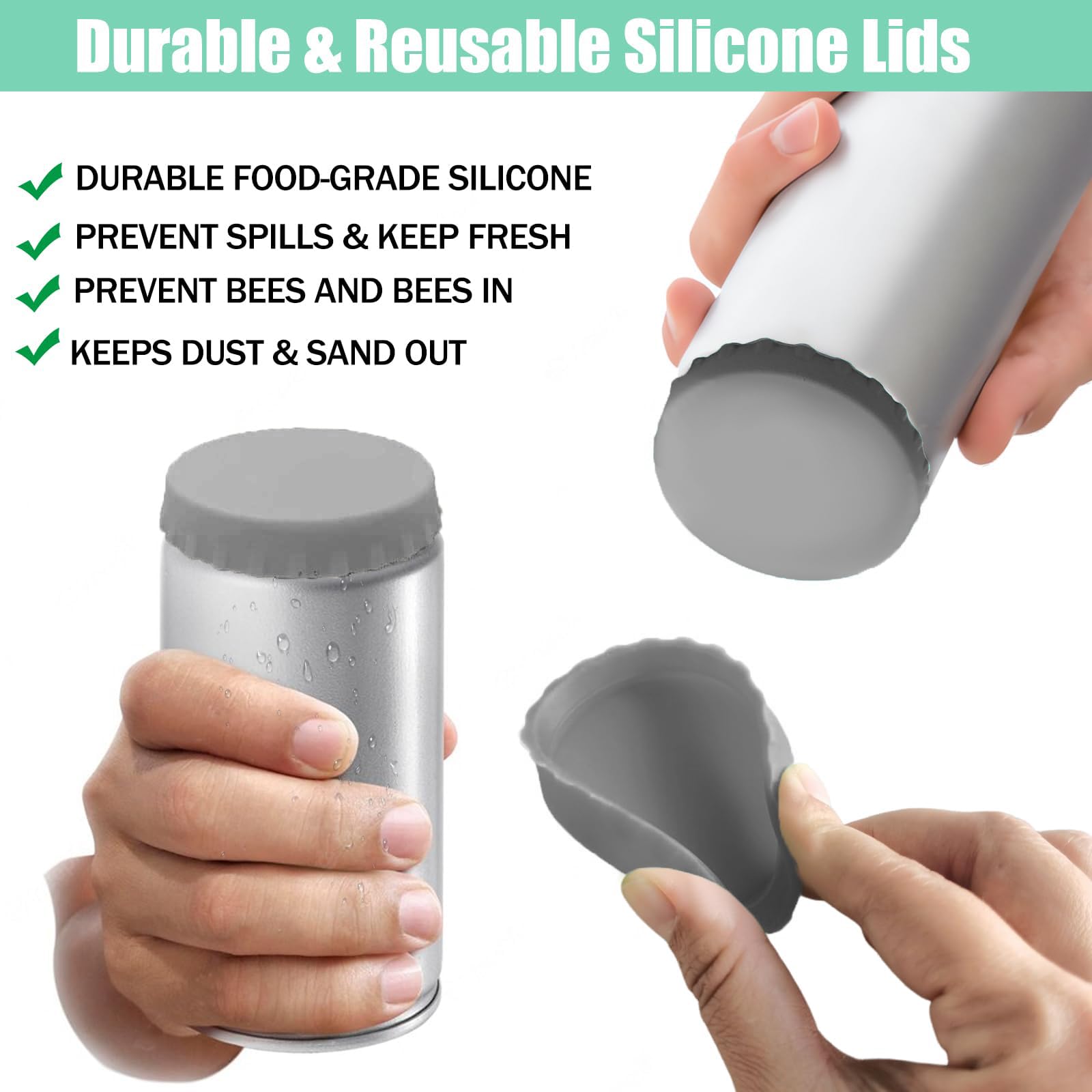 Couvercles Pour Canettes | Bouchons Pour Conserver La Carbonatation Des