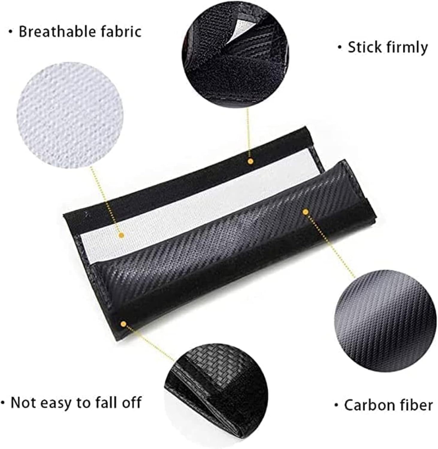 LUUXWPFZ 2 Pièces Voiture Protège Ceinture De Coussin Pour Nissan X-Trail T33 2022-2024,Coussin De Protection Voiture Accessoires,Rembourrage Ceinture Sécurité,A