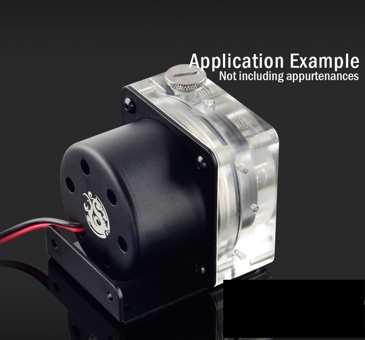 Uр Tо 40% оƒƒ Bitspower Premium D5 MOD Top G1 / 4(Abrasive Black/Acrylic Version), Clear/Black (BP-PD5MTPAC-ABK)