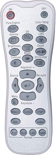 Miniatura 6 de BR-3028B/BR-3039B Control remoto para proyector Optoma ET700XE, HD65, HD70, HD71, HD75, HD640, HD700X, GT7000, XB1000