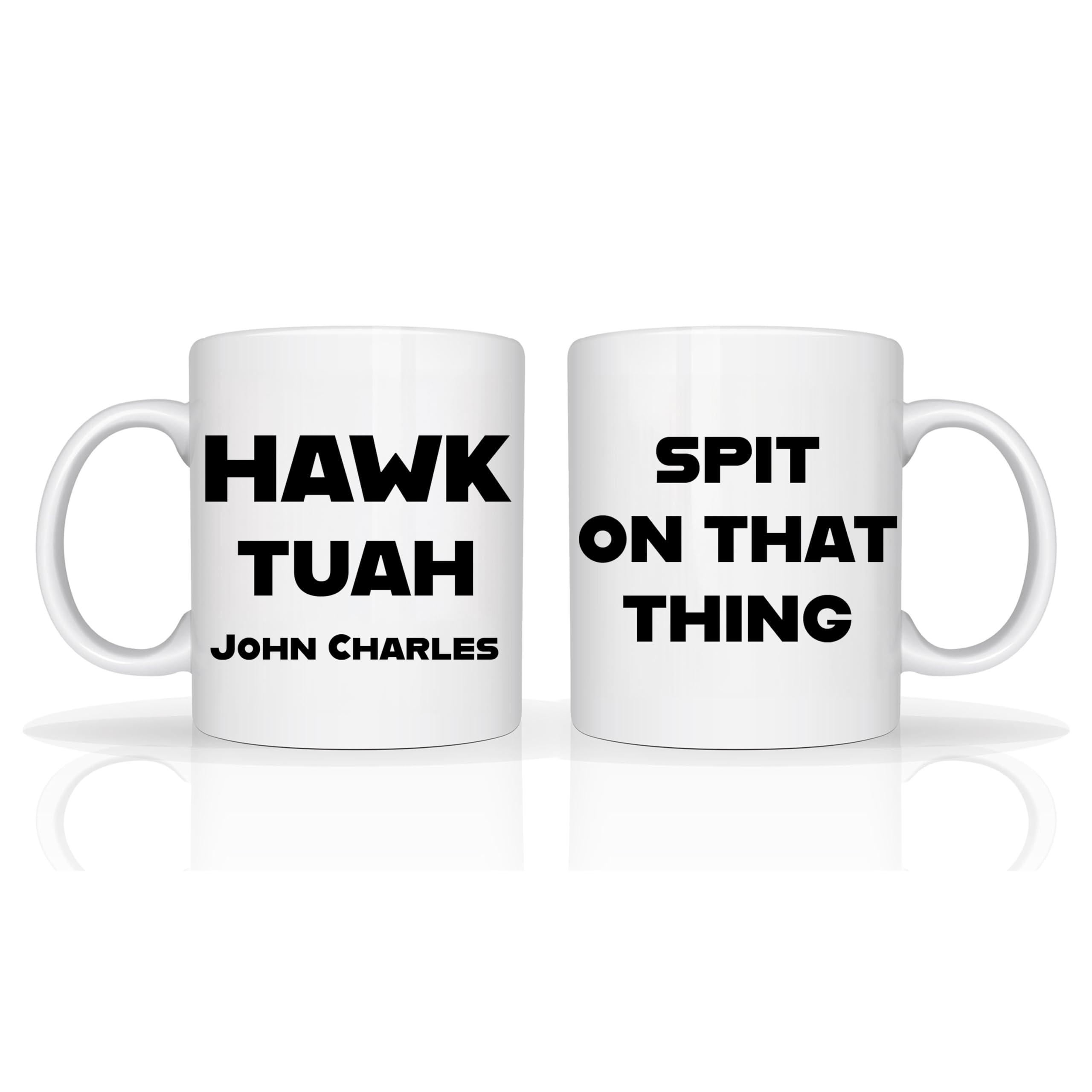 Star Online Hawk Tuah Meme Spit On that Thing 11oz Ceramic Coffee Mug Funny Viral Meme Gifts for Men Birthday Presents Hawk Tuah '24 Mugs (Name)