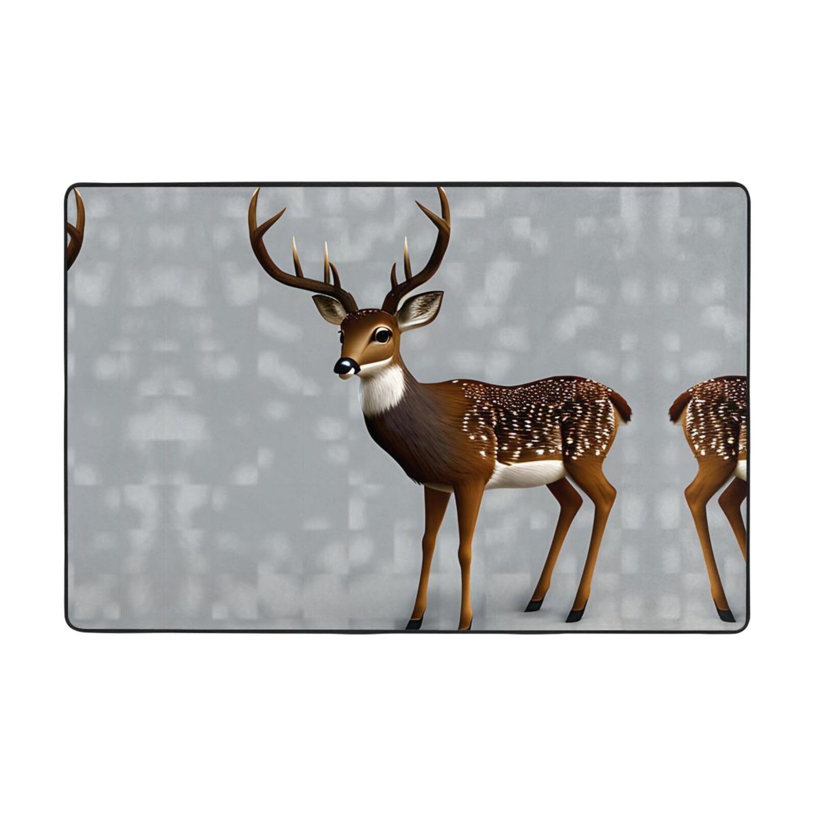 Tapis en velours fin absorbant HYTTER doux et durable 182,9 x 121,9 cm