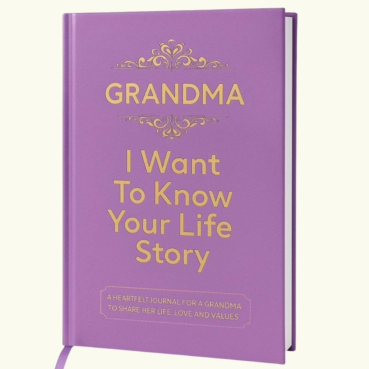 XKFCFC Grandma I Want to Know Your Life Story Journal (Hardcover):Sentimental Gifts for Women – Perfect for Birthday, Thanksgiving Day, Mothers Day & Christmas