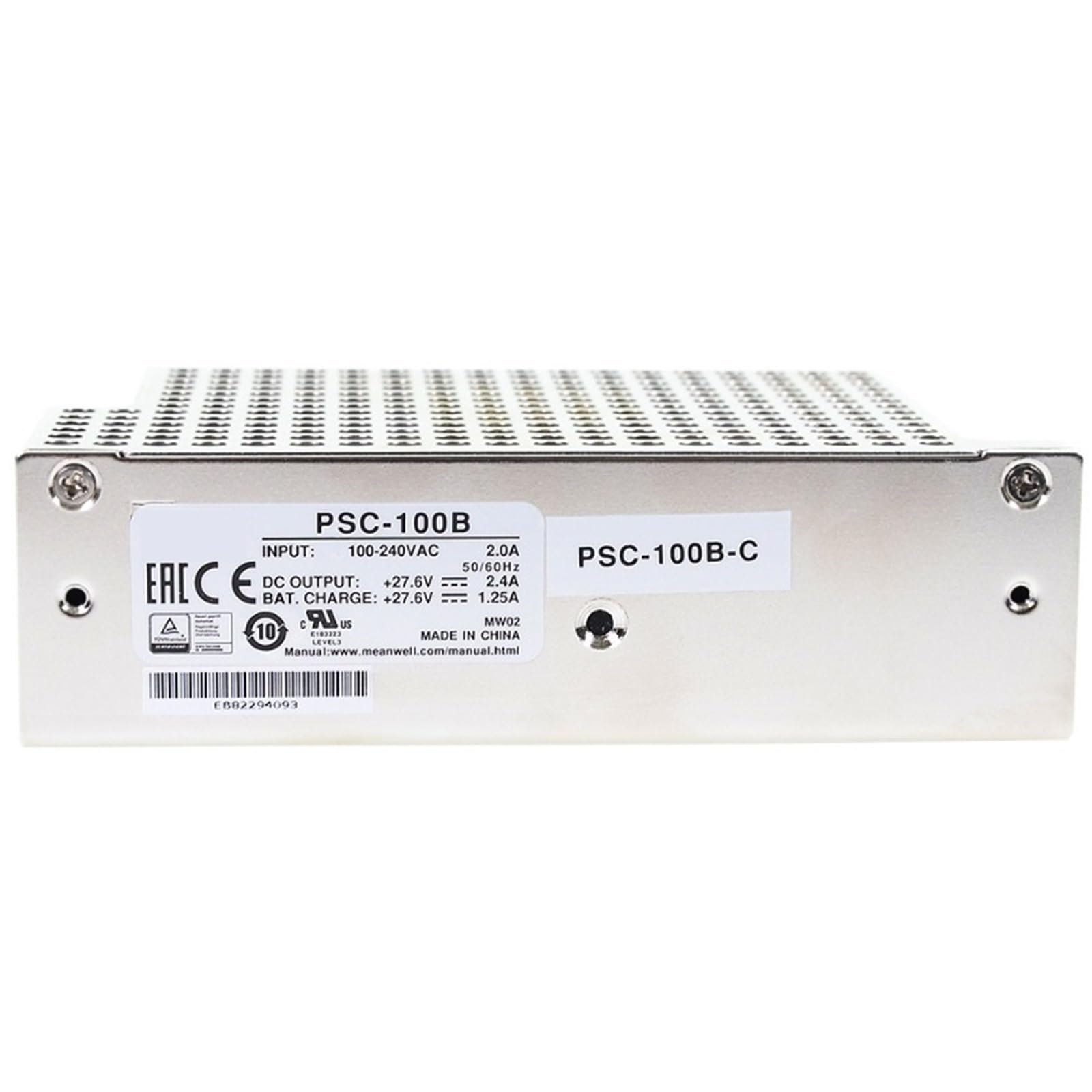 PSC-100B-C 27.6V chargeur batterie secours pour sécuriser contrôle accès