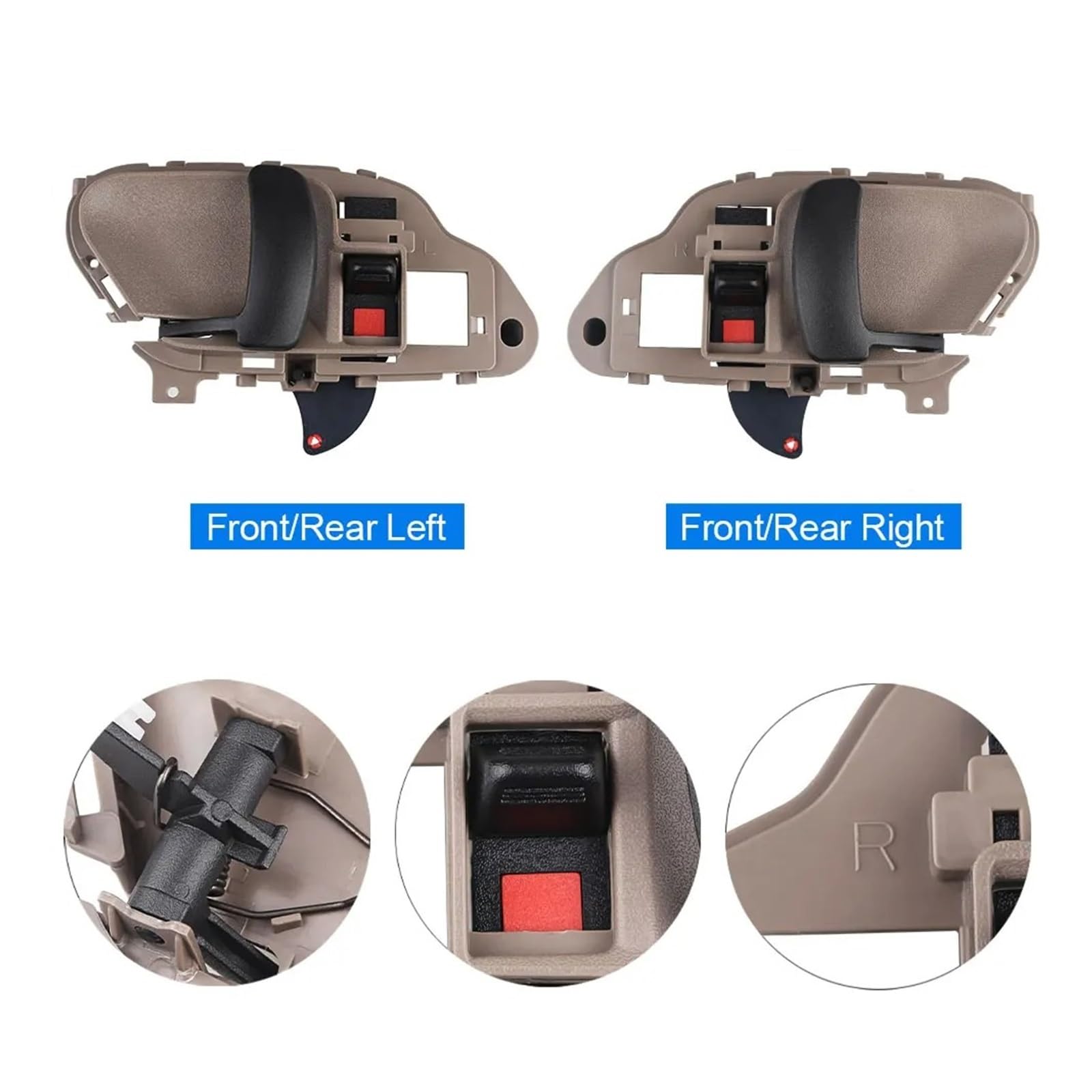 Maniglie Interne per Portiere Auto, Maniglie per Portiere Interne per Chevrolet Suburban 1995-2000, Maniglie per Portiere Auto