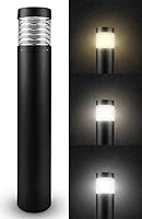 LightingLabs 39-Inch 20W LED Bollard Landscape Lights - 3CCT 3000K/4000K/5000K, IP65 Waterproof, 120-277V Pathway Lights for Gardens & Driveways