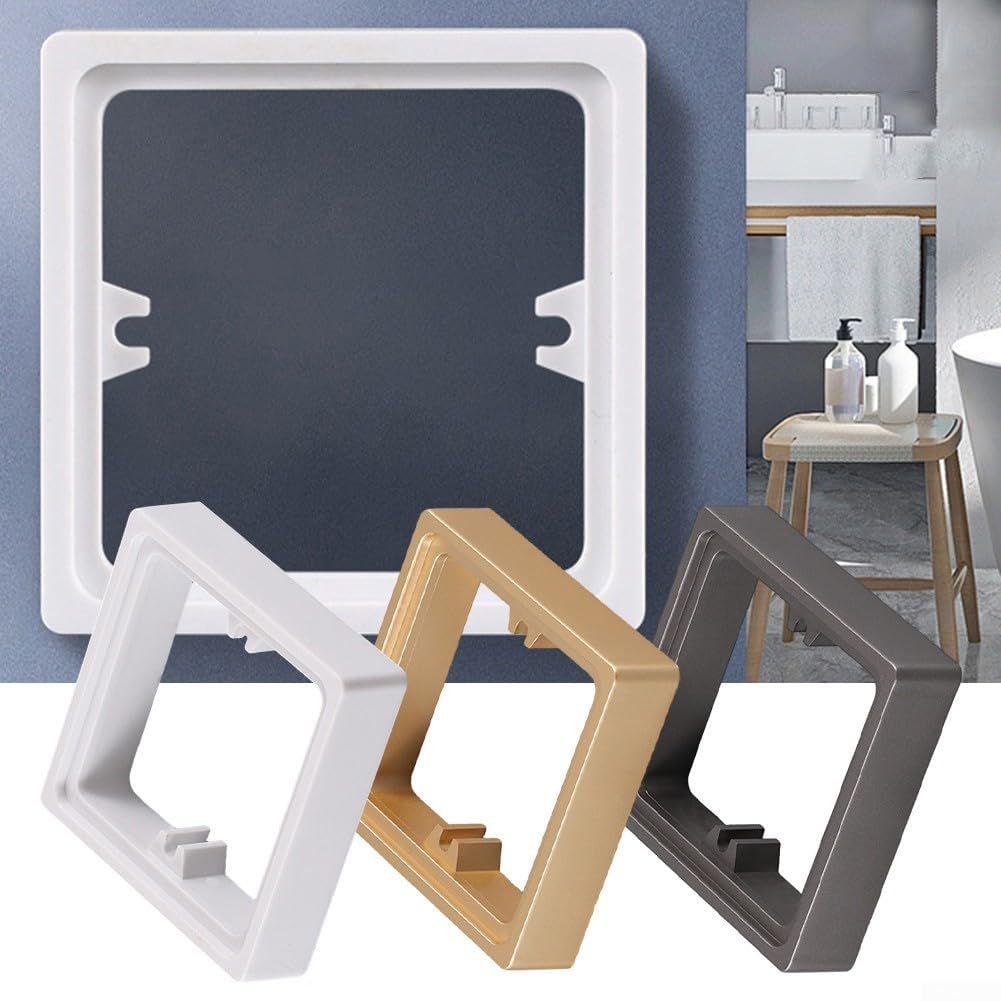HOgardenME 2 Pack Single Socket Spacer, 1 Gang Square Spacer, 20mm Light Switch Spacer - Image 3