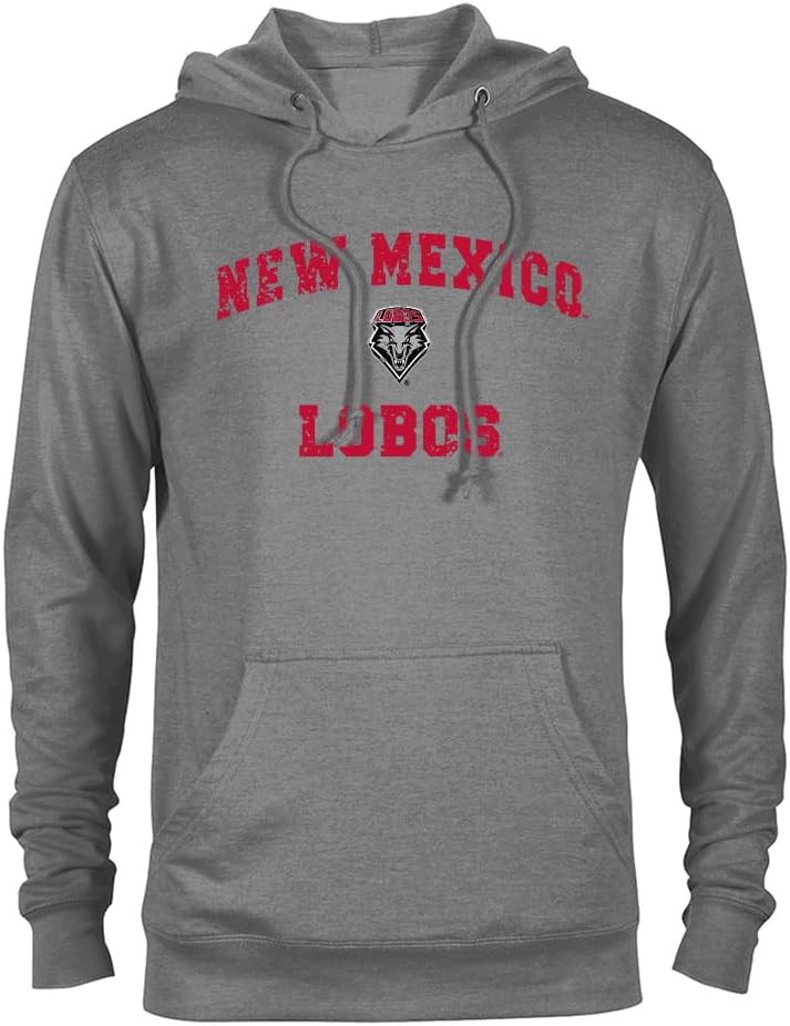 Sport Your Gear Officially Licensed NCAA Distressed Retro Pullover Hoodie Sweatshirt Game Day Spirit Wear Fan Gear Apparel