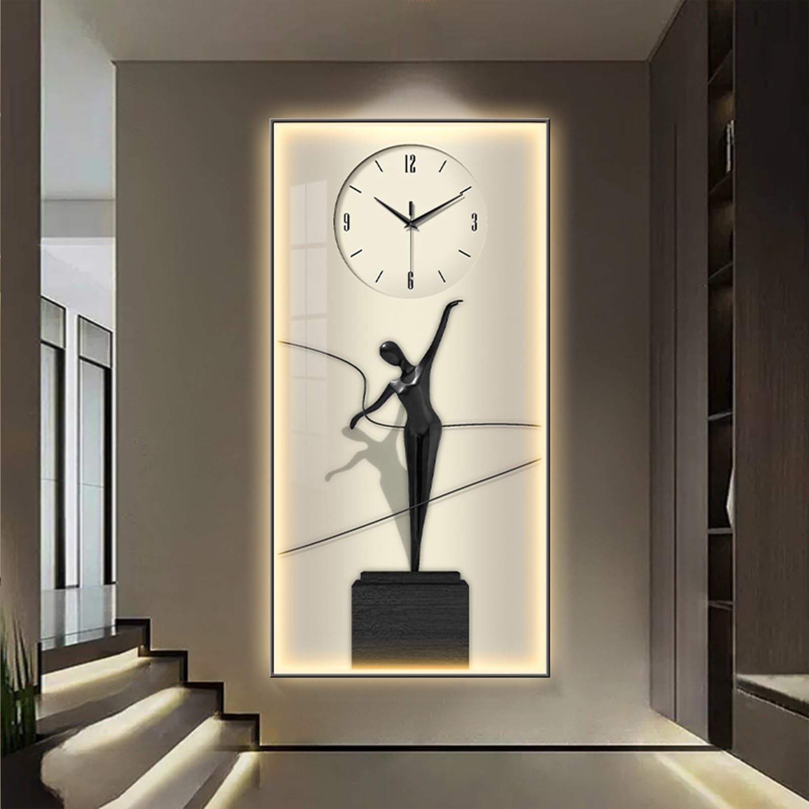 Horloge murale 3D créative au design mural moderne et unique