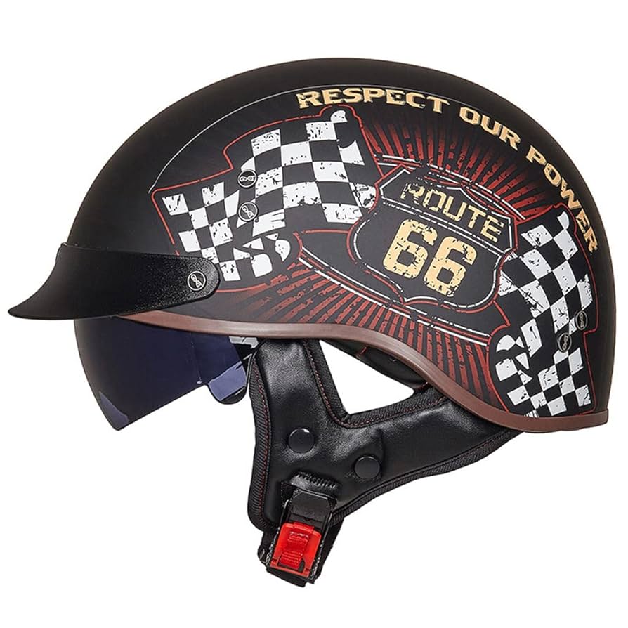 帽子 40s VINTAGE CAXTON 1/4 58cm Motorcycle Vintage Half Face Helmet Open-Face Motorbike
