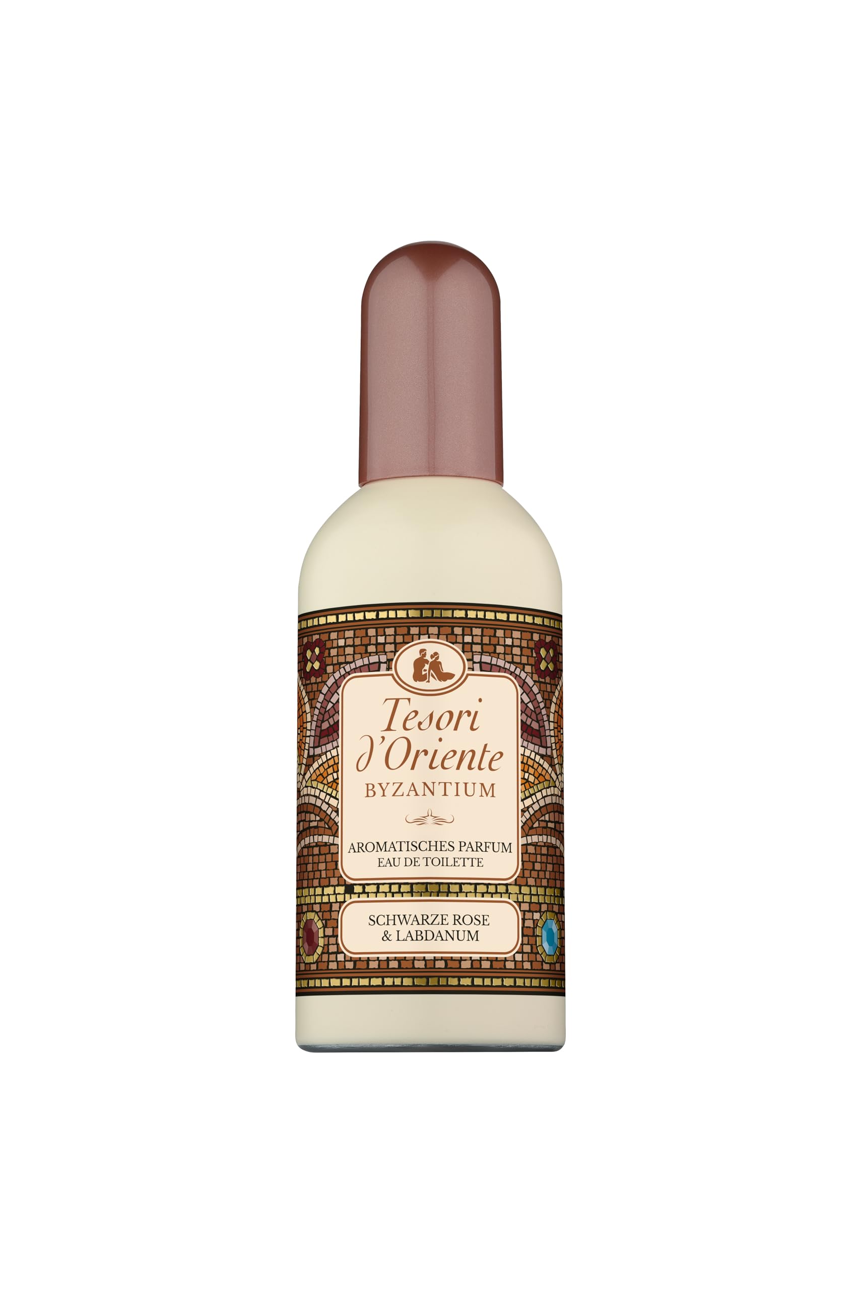 Tesori d'Oriente EDT Byzantium 100 ml, aromatyczne perfumy (czarna róża i ladanum), w aluminiowym flakonie, rytuał wellness dla ciała i zmysłów