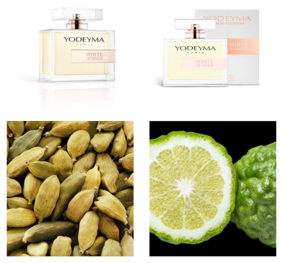 Profumo WHITE SUMMER | Eau de Parfum | Profumo Floreale | Fragranza femminile da 15-50-100 ml | (Formato 100 ml) + profumatore VLNET in OMAGGIO