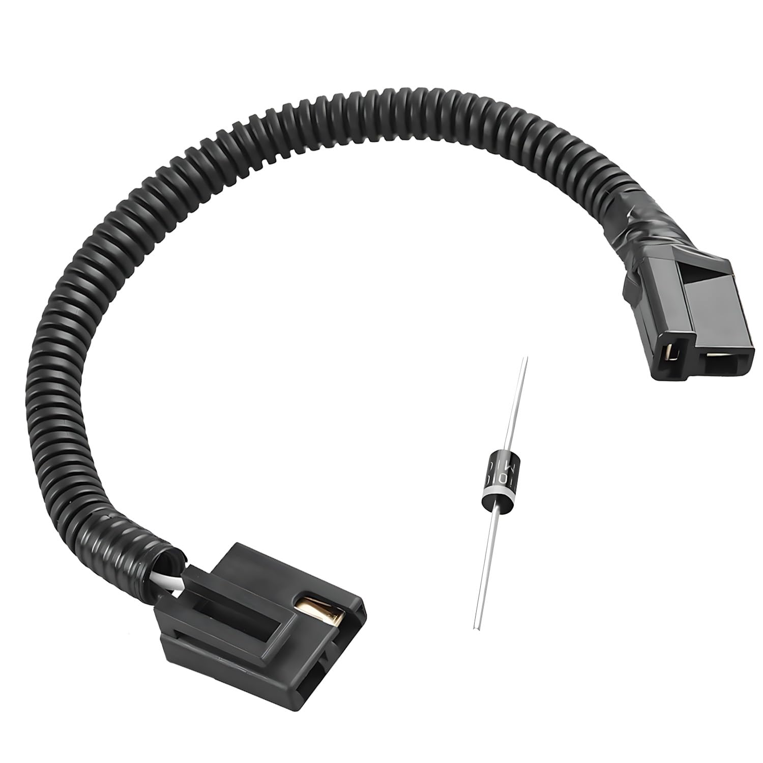 791251 Clutch Pigtail Wire Harness with Diode Compatible with Hustler Big Dog Super Z Fastrak Raptor Mini Sport Z4 Lawn Mower Replace 366765 604713 601784 601311 601785 60576 605777 787366