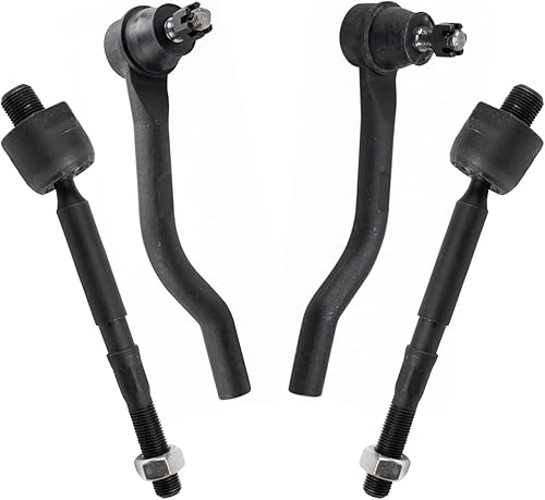 Miniatura 63 de TRQ Juego de varillas de acoplamiento delanteras interiores y exteriores, 4 piezas, compatibles con Toyota C-HR 2018-2021
