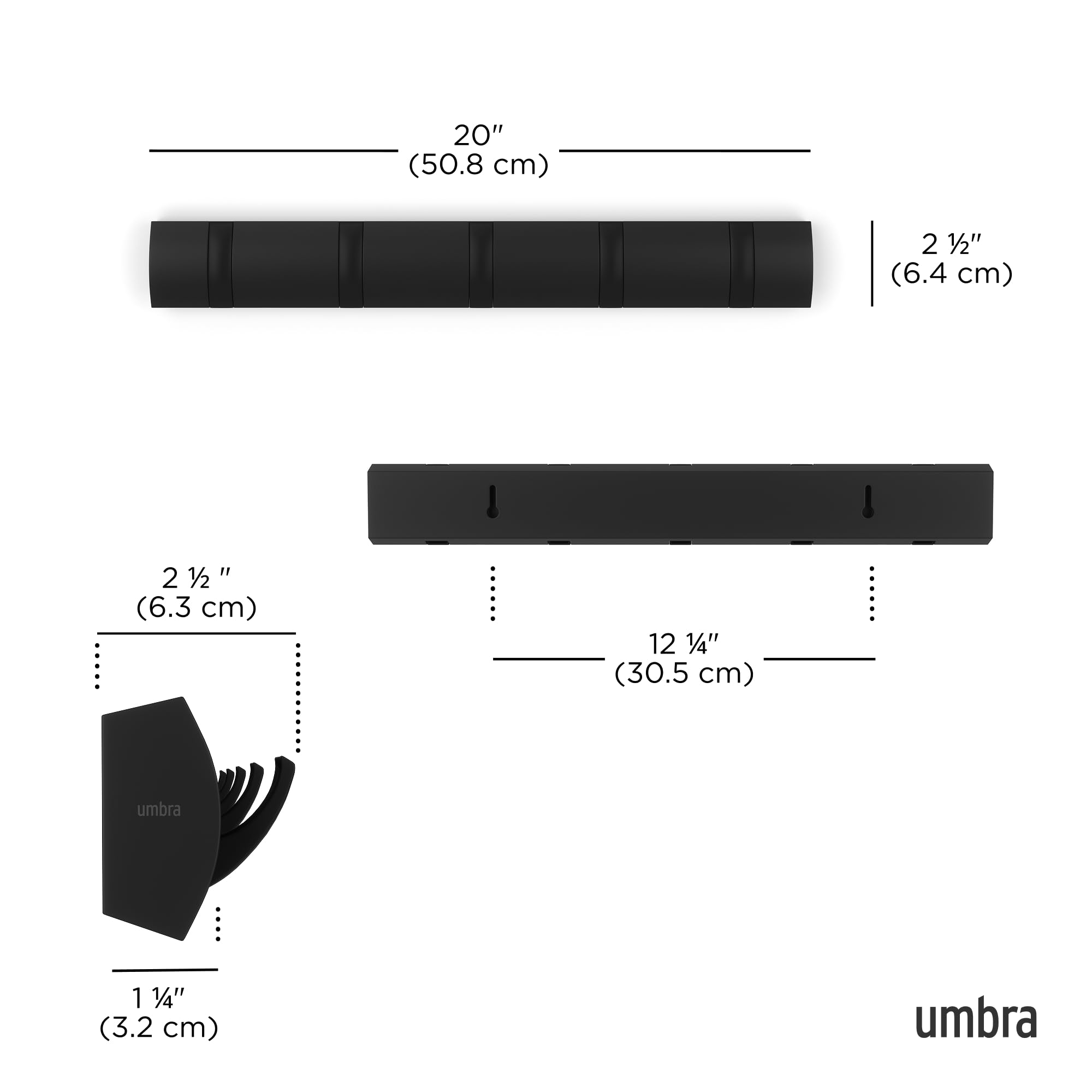 【人気商品】【公式】umbra アンブラ 壁掛けフック ウォールハンガー 収納 Amazon｜公式】 umbra (アンブラ) 壁掛けフック ウォール