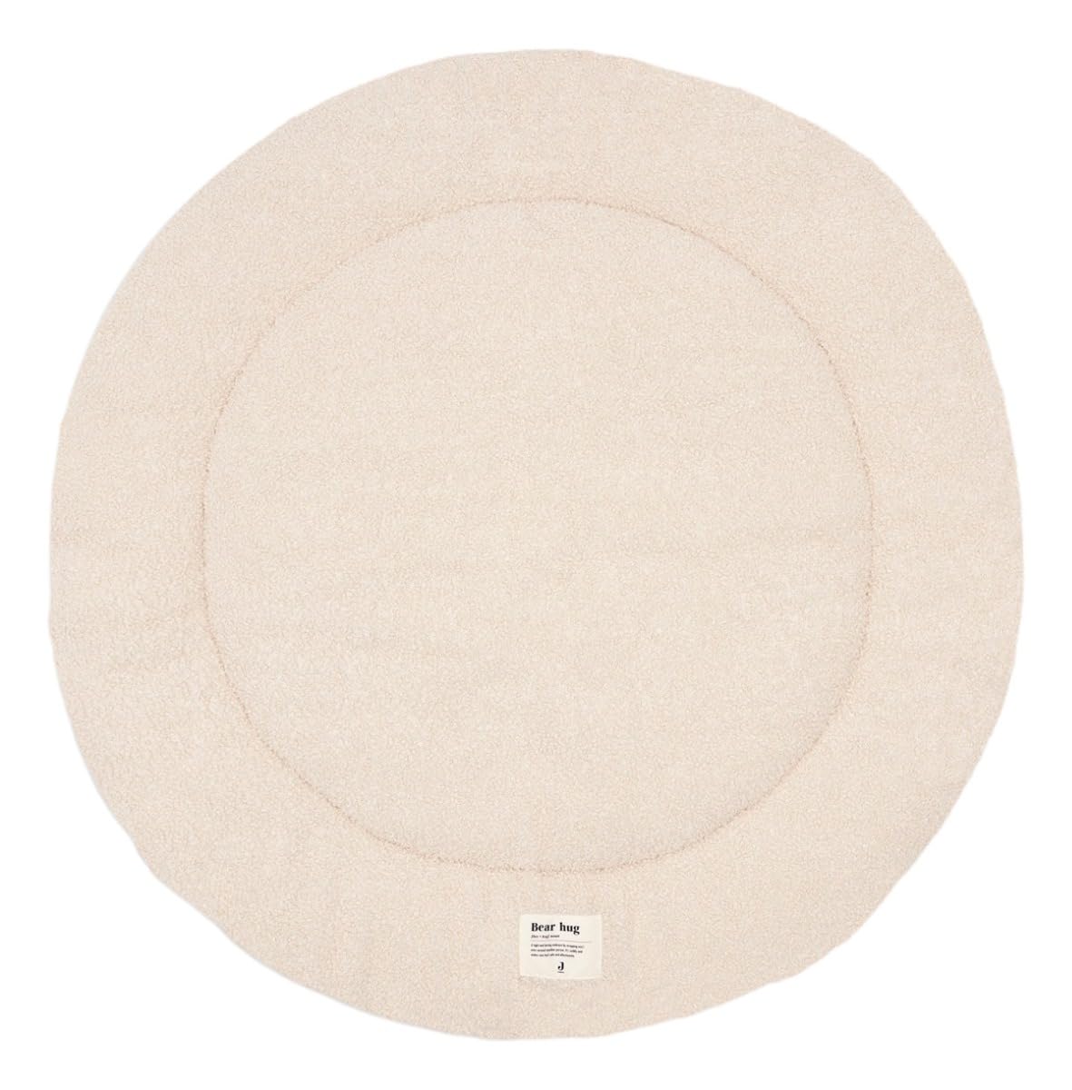 Jollein Baby Crawling Blanket Boucle Naturel Playpen Insert Diameter 95 cm Cream