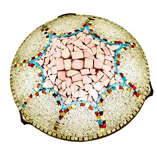 Lampe de plafond en verre au style mosaïque pour chambre cocooning