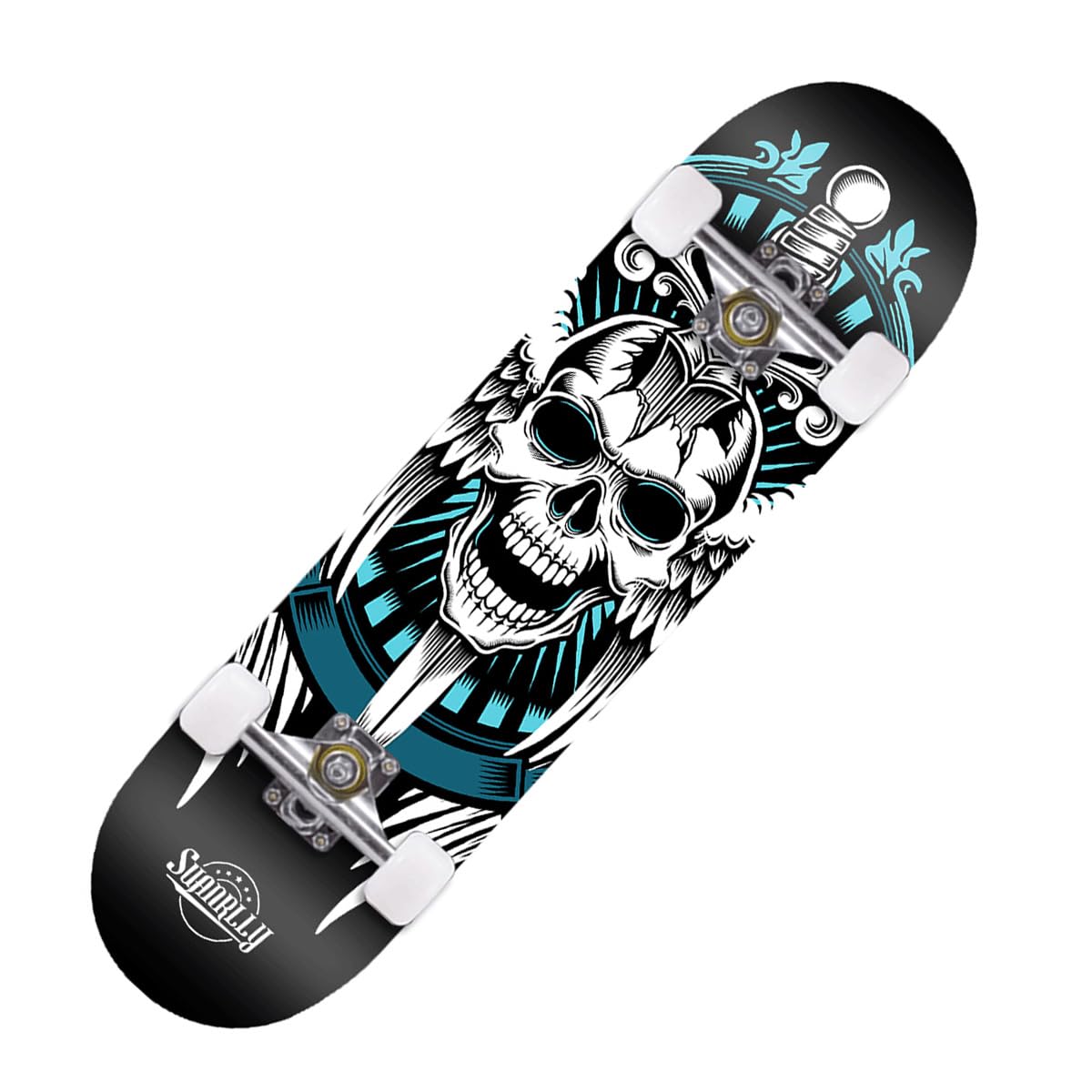 Skateboard Adulte Trick Skate Board pour Débutant, Cadeau d'anniversaire Skateboards pour Enfants Adolescent Adultes