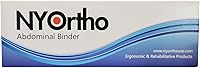 Vista 3 de NYOrtho Faja Abdominal de 6" 2 Paneles - Vendaje de Compresión Post-Cirugía para Hombres y Mujeres - Cinturón de Soporte Abdominal para Hernia