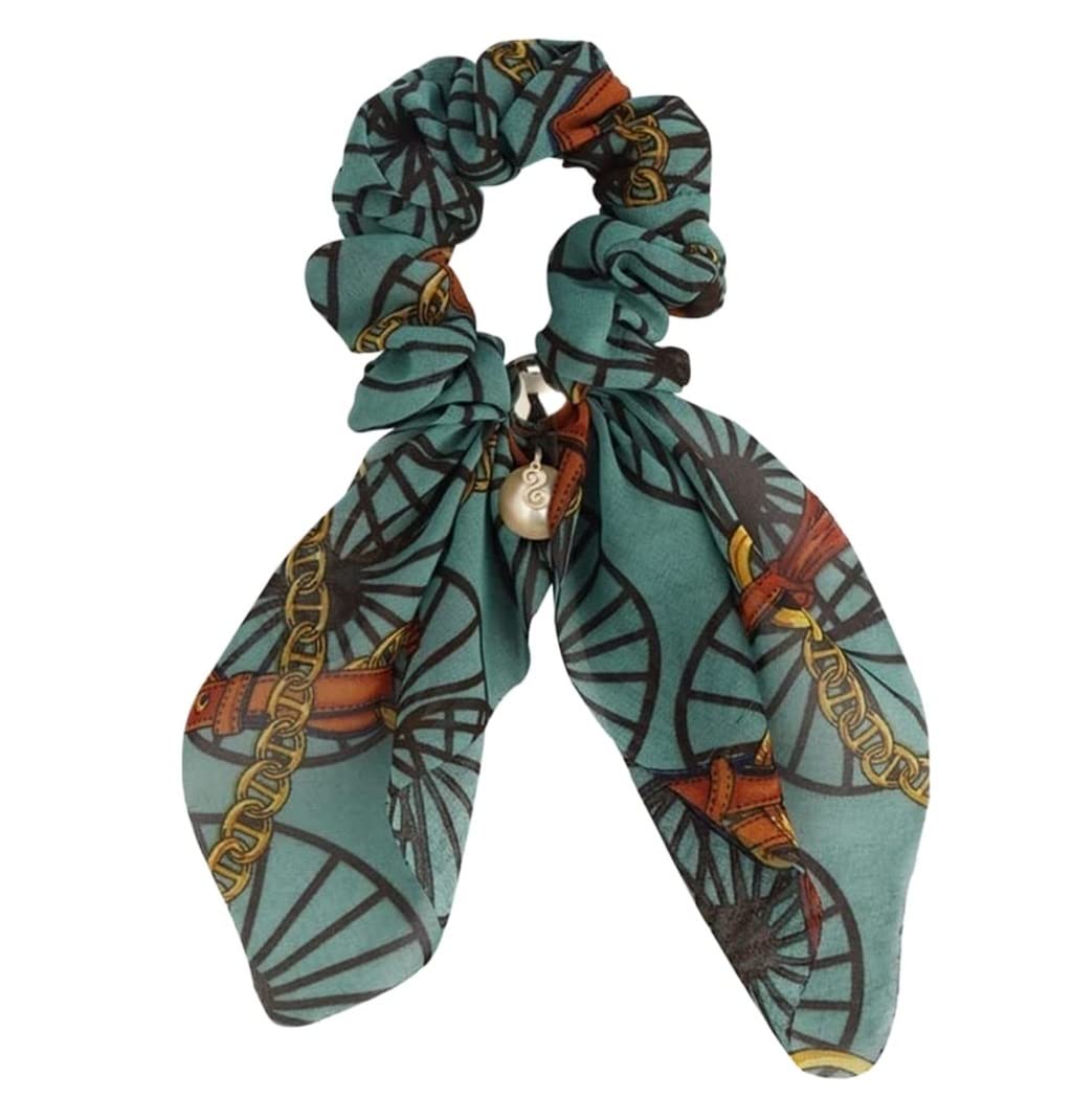 RUVOO Haargummi Scrunchies Geknotete Schleife Haargummis Haarschal Haargummis Pferdeschwanzhalter Für Frauen Und Mädchen Haargummis Haarschmuck