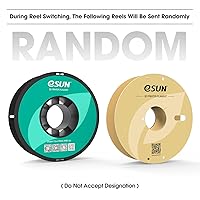 Vista 2 de eSUN Filamento ABS + de 0.069 in, filamento de impresora 3D ABS Plus, precisión dimensional +/- 0.002 in, carrete de 2.2 libras, filamento