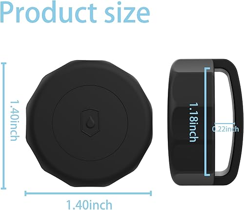 Miniatura 4 de Soporte para Airtag para collar de perro impermeable, protección completa para collar de gato, soporte de silicona para Airtag para collar de
