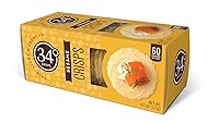 Vista 2 de 34 Degrees Sesame Crisps Galletas finas ligeras y crujientes para embutidos, tablas de queso y entretenimiento, paquete individual (4.5 onzas)