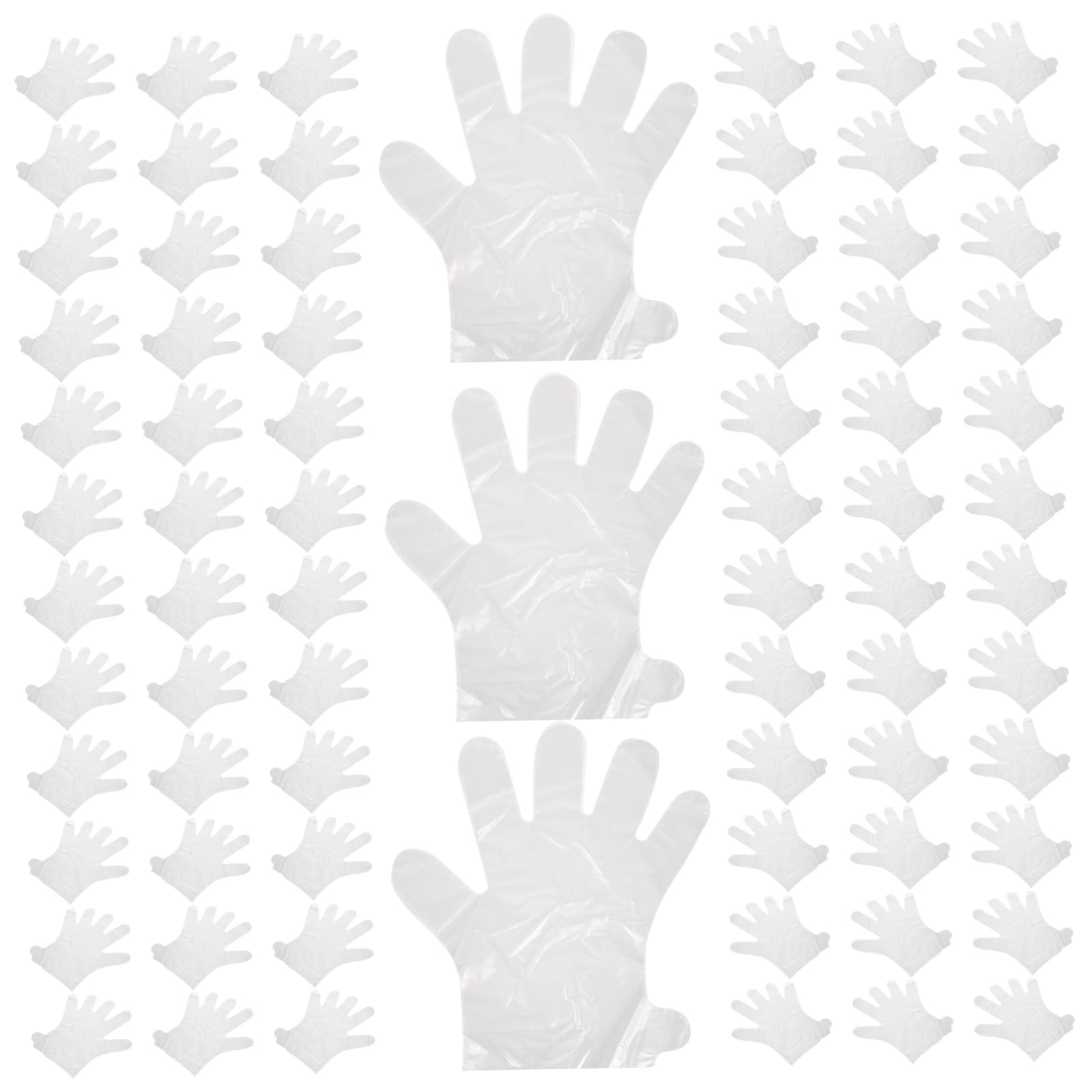 KOMBIUDA Restaurant Eating Gloves 300pcs Portable Disposable Gloves for Essentials