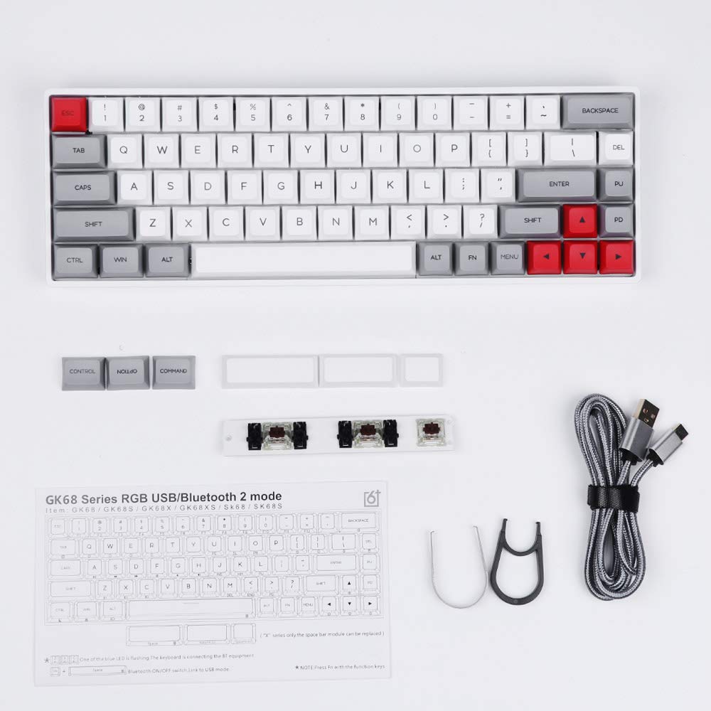 Amazon.co.jp: EPOMAKER GK68XS 68キー ホットスワップ RGB