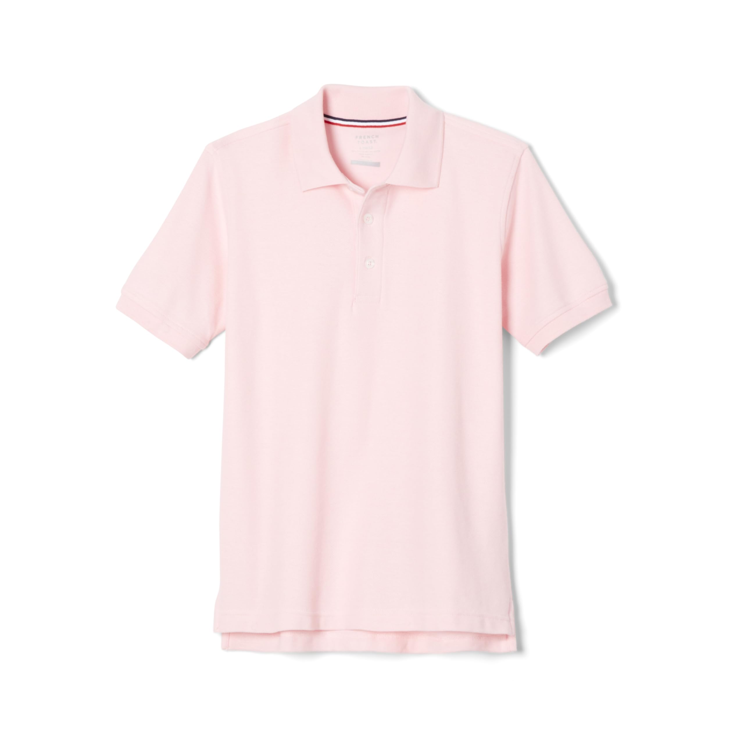 French Toast Boys Short Sleeve Pique Polo Shirt (Standard &amp; Husky), Black, 10